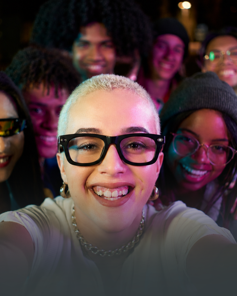Designed like eyewear